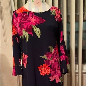 Alexandra Oak black and flower dress